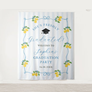 Tenture Décoration de remise de diplômes Citron Citrus Fra