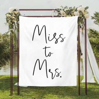Tenture Décorations de toile de fond pour douche de mariée
