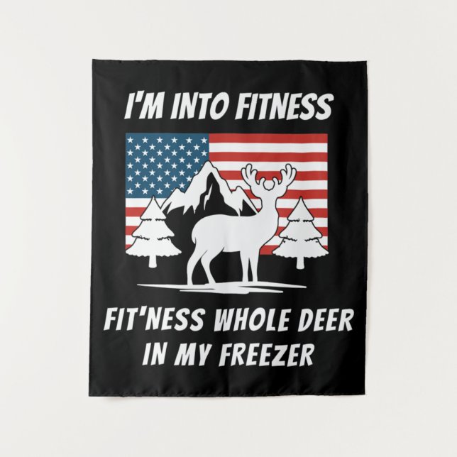 Tenture Deer In My Freezer - Deer Hunter Deer Hunter Deer  (Devant)