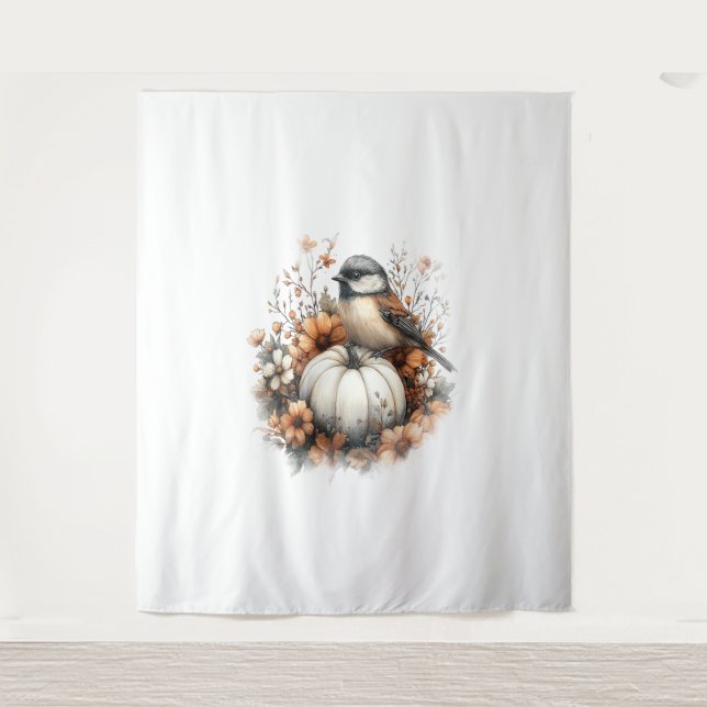 Tenture Deer Shirt Country Citrouille (Devant)