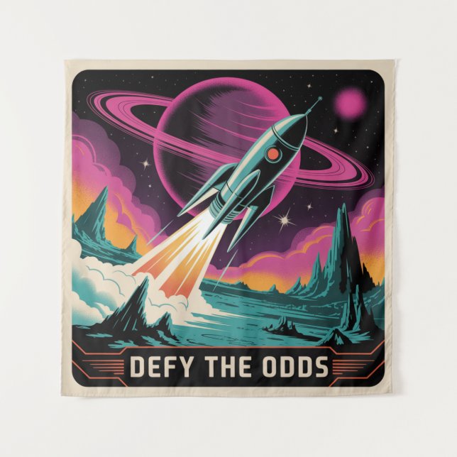 Tenture Defy The Odds (Devant)