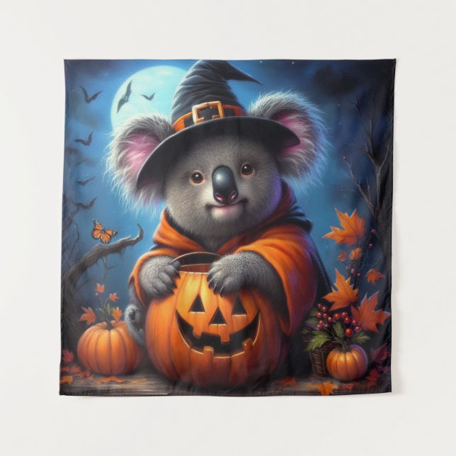 Tenture Déguisement de koala pour Halloween (Devant)
