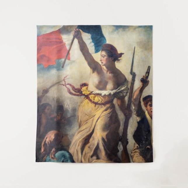 Tenture Delacroix - La Liberté guidant le peuple en gros p (Devant)