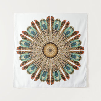 Tenture Dentelles Mandala Aquarelle : Dentelles naturelles