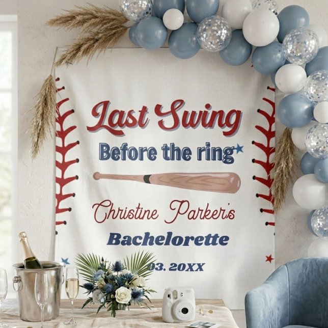 Tenture Dernier balancement avant la bague Baseball  Enter (Créateur téléchargé)