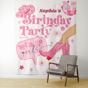 Tenture Dernier Décor de Fête de Bachelorette de Rodéo Dis