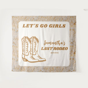 Tenture Dernier Rodeo Western Cowgirl Bachelorette Party