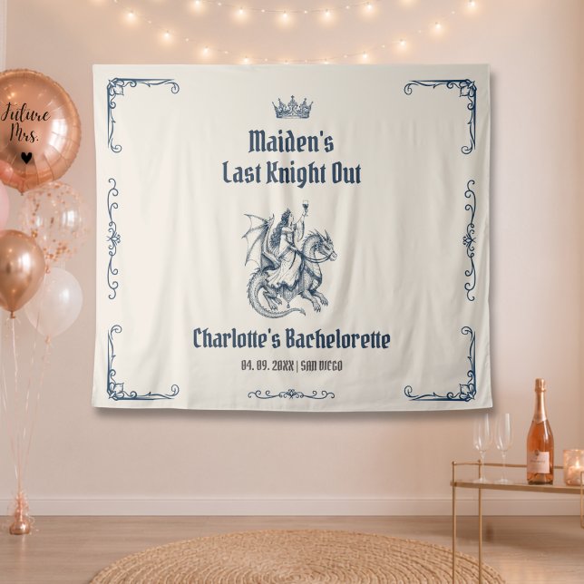 Tenture Dernière Chevalier de la Mariée Médiévale (Créateur téléchargé)