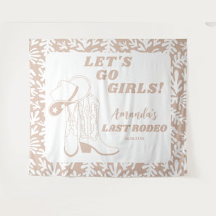 Tenture Dernière Fête de Bachelorette de Cowgirl Western R