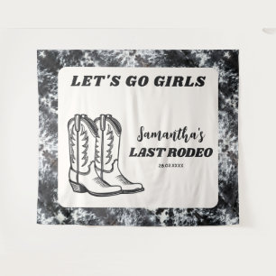 Tenture Dernière Fête de Fiançailles de Cowgirl Western Ro
