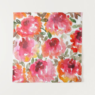 Tenture Des roses rouges en habit, des motifs sans soudure