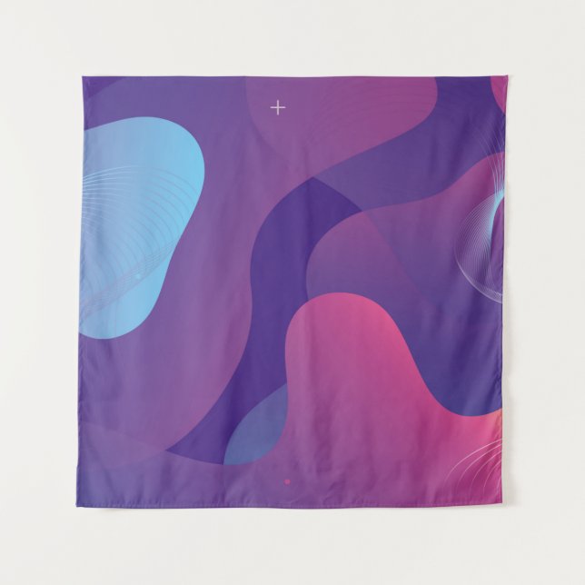 Tenture Design arrière - plan dégradé de couleur. Géomètre (Devant)