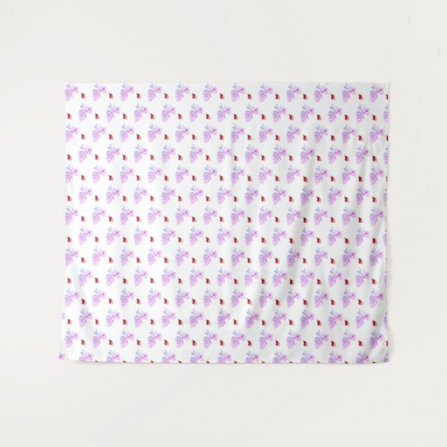 Tenture design des fleurs (Devant (Horizontal))