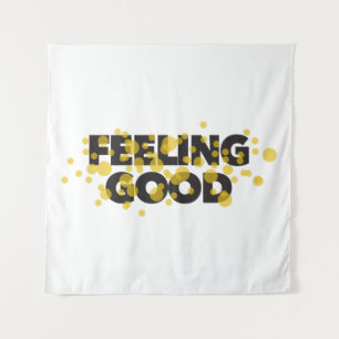 Tenture Design moderne, ludique, gai du Feeling Good