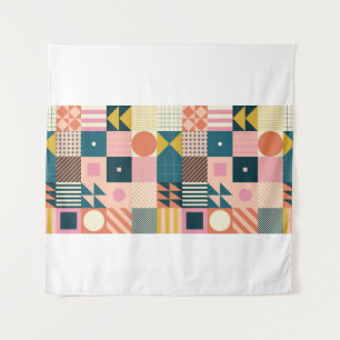 Tenture Design motif abstrait géométrique moderne avec sim