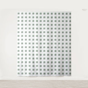 Tenture Design Motif croisé Filigree vert