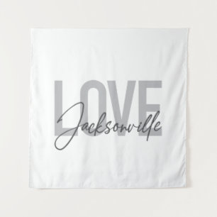 Tenture Design simple, moderne, cool Love Jacksonville