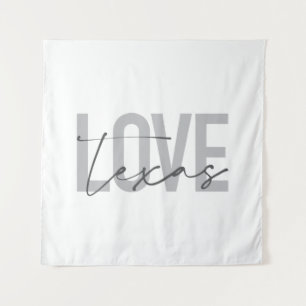 Tenture Design simple, moderne, urbain, cool Love Texas