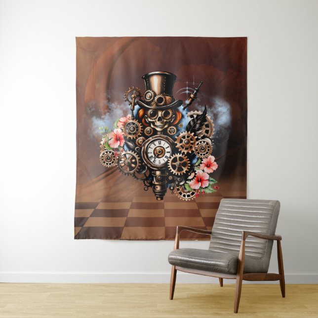 Tenture Design steampunk mignon (En situation)