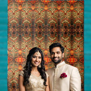 Tenture Design textile indien antique