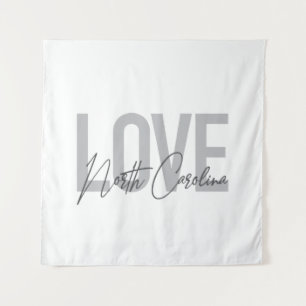 Tenture Design urbain simple, moderne, Amour Caroline du N