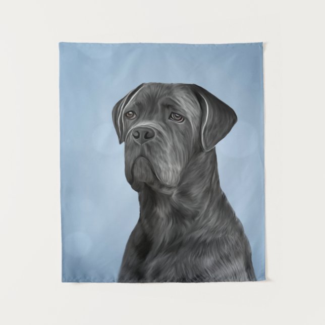 Tenture Dessin de Cane Corso - Mastiff italien (Devant)