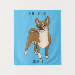 Tenture Dessin de Chihuahua pour chien