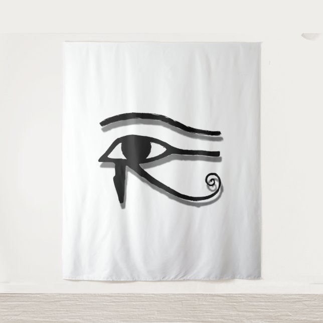 Tenture Dessin D'Encre Symbole Égyptien Oeil De Horus (Devant)