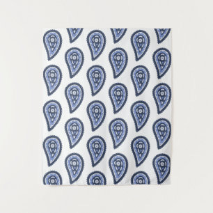 Tenture Dessin imprimé paisley floral complexe