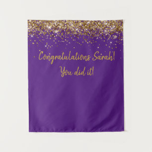 Tenture Dessin personnalisé Graduation Party Photo Booth G