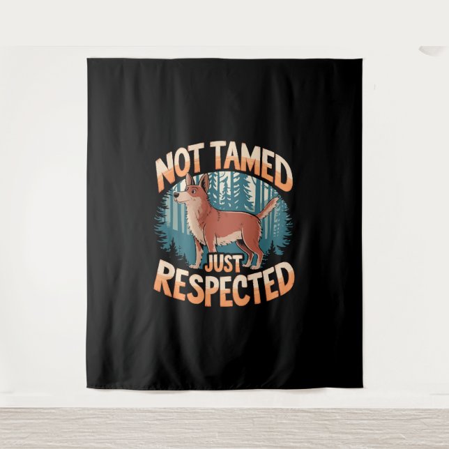 Tenture Dhole Lover Wildlife Canid Asiatic Wild Dog       (Devant)