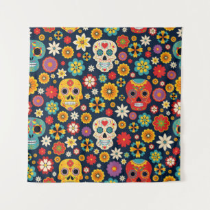 Tenture Dia de los Muertos Vintage