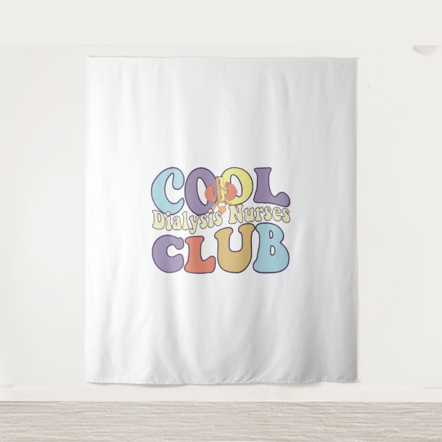 Tenture Dialyse cool Nurse Club RN Néphrologie (Devant)