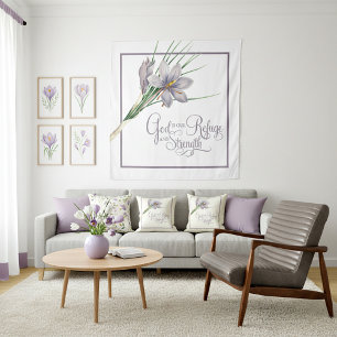 Tenture Dieu est notre Refuge et notre force