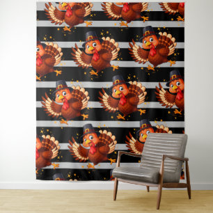 Tenture Dindon dansant