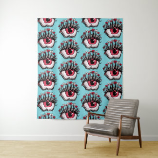 Tenture Dingue Trippé Oeil bizarre Whimsigoth