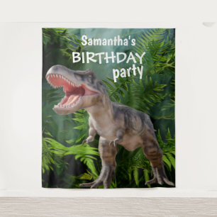 Tenture Dinosaur Fille ANNIVERSAIRE