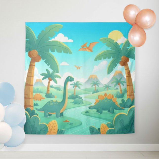 Tenture Dinosaur Photo Backdrop for Parties | Dino  (Créateur téléchargé)