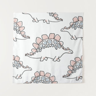 Tenture Dinosaures de Doodle : Amusant Dessiné À La Main.