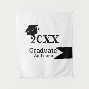 Tenture Diplômé chapeau de remise des diplômes 20XX simple