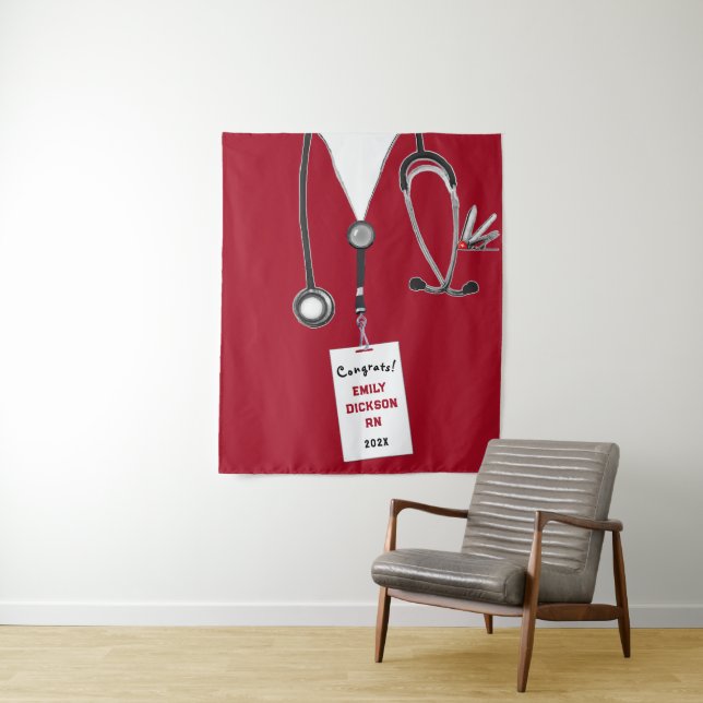 Tenture Diplôme de l'école de soins infirmiers (En situation)