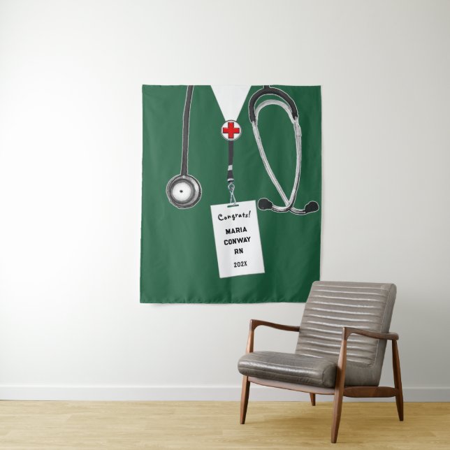 Tenture Diplôme de l'école d'infirmières (En situation)