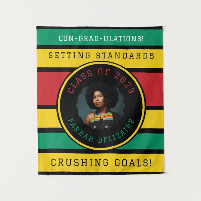 Tenture Diplôme photo panafricain (Devant)