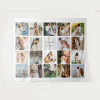 Dix-neuf Collage Photo Simple Couple de jeunes mar