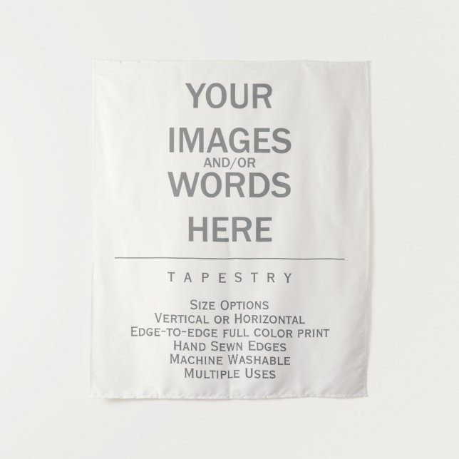 Tenture do-it-yourself - 50 po x 60 po (Devant)