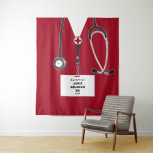 Tenture Docteur créatif Congrats Médicales de l'école