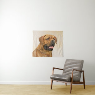 Tenture Dogue de Bordeaux Peinture - Cute Original Chien A