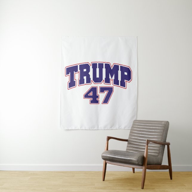 Tenture Donald Trump 47 (En situation)