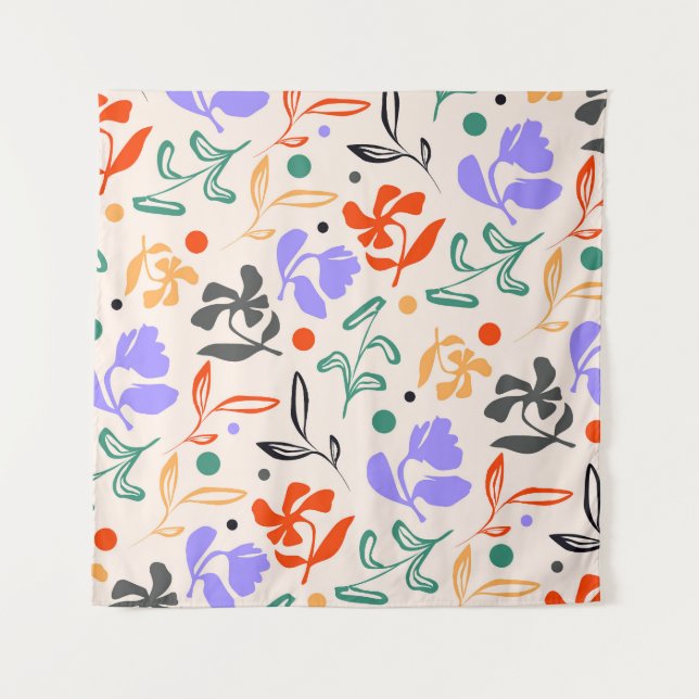 Tenture Doodle Garden (Devant)