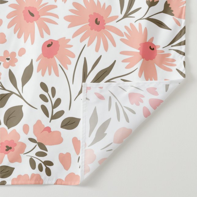 Tenture Douces rêves floraux (Détail)